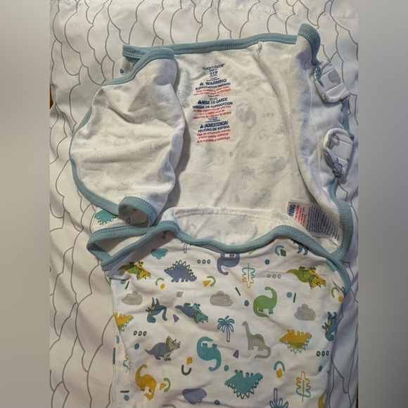 SwaddleMe Soft Blue Baby Swaddle 2 pcs - Picture 6 of 7